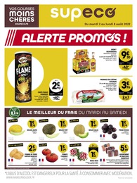 Catalogue Supeco à Reims, avec 4 pages Prospectus Supeco à Reims, "Alerte Promos !", 4 pages, 02/08/2022 - 08/08/2022