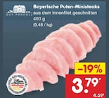 Bayerische Puten-Ministeaks von Gut Ponholz im aktuellen Netto Marken-Discount Prospekt für 3,79 €