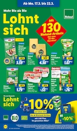 Lidl Bio Wuerstchen im Prospekt 