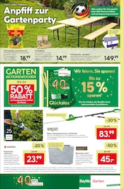 Bierzeltgarnitur im BayWa Bau- und Gartenmärkte Prospekt in Schorndorf Aktueller BayWa Bau- und Gartenmärkte Prospekt mit Bierzeltgarnitur, "Traumrasen leicht gemacht", Seite 8