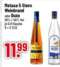 5 Stern Weinbrand von Metaxa im aktuellen Trinkgut Prospekt für 11,99 €