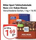 Aktuelles Tafelschokolade Nuss Angebot bei GLOBUS in Braunschweig ab 1,69 €
