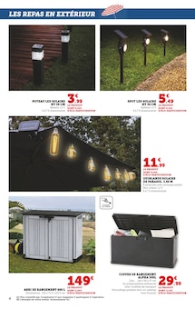 Promo Table De Jardin dans le catalogue Super U du moment à la page 4