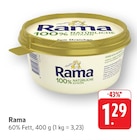 Rama 100% Natürliche Zutaten Angebote von Rama bei EDEKA Neu-Ulm für 1,29 €