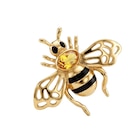 Pin's en acier doré oxyde de zirconium et laque abeille à 19,00 € dans le catalogue E.Leclerc