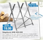 Sägebock GSB 600-680 im aktuellen Prospekt bei i&M BauCentrum in Großkorbetha