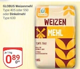 Weizenmehl Type 405 im Angebot bei GLOBUS in Oberhausen Weizenmehl Type 405 Angebote von GLOBUS bei GLOBUS Oberhausen für 0,89 €