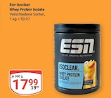 Isoclear Whey Protein Isolate Angebote von ESN bei GLOBUS Gera für 17,99 €