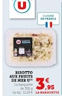Promo Risotto aux fruits de mer à 3,95 € dans le catalogue U Express à Castelginest
