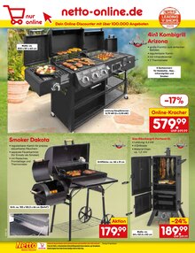 Gasgrill im Netto Marken-Discount Prospekt "Aktuelle Angebote" mit 66 Seiten (Saarbrücken)