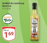 Apfelessig Naturtrüb Angebote von GLOBUS Bio bei GLOBUS Herne für 1,69 €