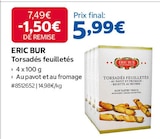 Torsadés feuilletés - ERIC BUR en promo chez Costco Torsadés feuilletés - ERIC BUR dans le catalogue Costco