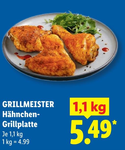 Hähnchen-Grillplatte