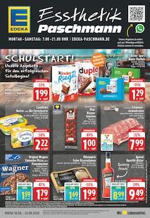 EDEKA Prospekt der Woche "Aktuelle Angebote" Seite 1, 18.08.2025 bis 23.08.2025 für Mülheim Aktueller EDEKA Prospekt "Aktuelle Angebote" Seite 1 von 24 Seiten für Mülheim