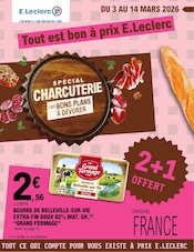 Prospectus Supermarchés E.Leclerc en cours à Gueugnon et alentours, "Tout est bon à prix E.Leclerc", 48 pages, 03/03/2026 - 14/03/2026 Catalogue Supermarchés E.Leclerc en cours à Gueugnon et alentours, "Tout est bon à prix E.Leclerc", 48 pages, 03/03/2026 - 14/03/2026