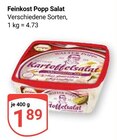 Salat Angebote von Feinkost Popp bei GLOBUS Herne für 1,89 €