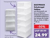 Schuhregal faltbar bei Kaufland im Schorndorf Prospekt für 24,99 €