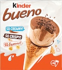 Cônes glacés Bueno chocolat au lait - Kinder en promo chez Intermarché Contact Reims à 1,82 €