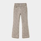Pantalon bootcut 5 poches coton sable fille en promo chez La Halle Pantalon bootcut 5 poches coton sable fille dans le catalogue La Halle