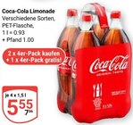 Aktuelles Coca-Cola Limonade Angebot bei GLOBUS in Krefeld ab 5,55 €