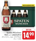 Münchner Hell im Angebot bei E center in Waiblingen Münchner Hell Angebote von Spaten bei E center Waiblingen für 14,99 €