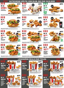Aktueller KFC Prospekt KFC Prospekt "LET'S GET CRISPY!" mit 2 Seiten