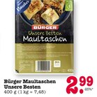 Unsere Besten Maultaschen im Angebot bei E center in Mannheim Unsere Besten Maultaschen Angebote von Bürger bei E center Mannheim für 2,99 €
