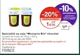 Promo Spécialité au soja chocolat à 1,56 € dans le catalogue Monoprix à Juvigny