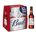 Bière blonde - BUD en promo chez Carrefour Franconville à 12,13 €