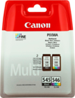Bureau Vallée - PACK DE 2 CARTOUCHES D’ENCRE PG545 / CL546 : offre du catalogue Promo PACK DE 2 CARTOUCHES D’ENCRE PG545 / CL546 à 23,78 € dans le catalogue Bureau Vallée ""