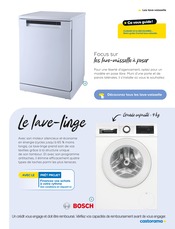 Lave-Linge Angebote im Prospekt "Mieux vivre en cuisine" von Castorama Lave-Linge Angebote im Prospekt "Mieux vivre en cuisine" von Castorama auf Seite 47