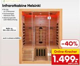 Infrarotkabine Helsinki im Netto Marken-Discount Prospekt Infrarotkabine Helsinki von ARTSAUNA im aktuellen Netto Marken-Discount Prospekt für 1.499,00 €