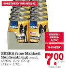 feine Mahlzeit Hundenahrung von EDEKA im aktuellen E center Prospekt für 0,79 €