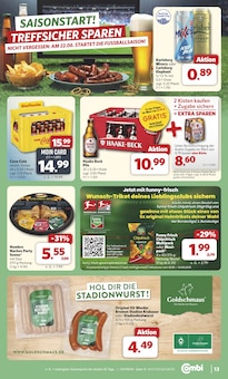 Coca Cola im combi Prospekt "Markt - Angebote" mit 36 Seiten (Emden)