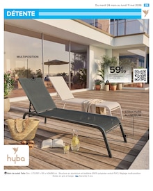 Promotion Chaise Longue dans le prospectus Carrefour, valable du 24/03/2026 au 11/05/2026 Promo Chaise Longue dans le catalogue Carrefour du moment à la page 29