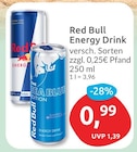 Energy Drink von Red Bull für 0,99 € bei budni im Angebot Energy Drink von Red Bull im aktuellen budni Prospekt