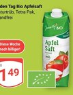 Aktuelles Bio Apfelsaft Angebot bei GLOBUS in Duisburg ab 1,49 €