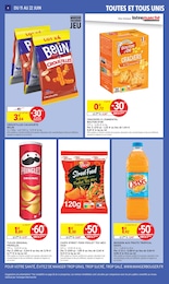 Prix et réduction Gâteaux apéritifs dans le prospectus Intermarché en cours Offre Gâteaux apéritifs dans le catalogue Intermarché du moment à la page 4