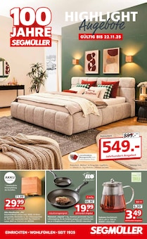 Segmüller Nürnberg Prospekt "Highlight Angebote" mit 30 Seiten