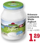 Aktuelles Weide Joghurt 1,5% Fett Angebot bei E center in Frankfurt (Main) ab 1,29 €