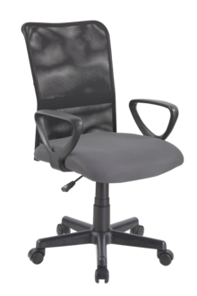 Bureau Vallée Corbeil-Essonnes - FAUTEUIL SAMARA EN MAILLE GRIS ET NOIR Promo FAUTEUIL SAMARA EN MAILLE GRIS ET NOIR dans le catalogue Bureau Vallée Souriez, c'est la rentrée ! à Corbeil-Essonnes