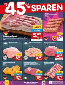 Hackfleisch im Netto Marken-Discount Prospekt "Aktuelle Angebote" mit 52 Seiten (München)