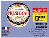 Camembert - Président à 0,80 € dans le catalogue Supeco