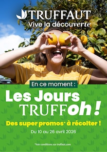 Catalogue Truffaut de la semaine 15, "TRUFFAUT", page 1, 10/04/2026 - 26/04/2026 Prospectus Truffaut en cours, "TRUFFAUT", page 1 sur 1