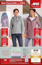 AWG Günstige Mode Prospekt der aktuellen Woche mit 12 Seiten, gültig von 31.01.2026 bis 14.02.2026, in Schellweiler und Umgebung Aktueller AWG Günstige Mode Prospekt in Schellweiler und Umgebung, "Best Essentials bei AWG" mit 12 Seiten, 31.01.2026 - 14.02.2026