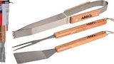 Set de 3 accessoires pour barbecue métal & bois dans le catalogue Maxi Bazar