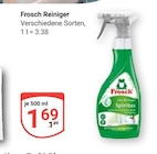 Reiniger Angebote von Frosch bei GLOBUS Bochum für 1,69 €