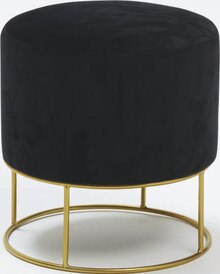 Pouf velours noir 35x35cm - Géant Casino à Marseille Pouf velours noir 35x35cm en promo chez Géant Casino Marseille à 24,90 €