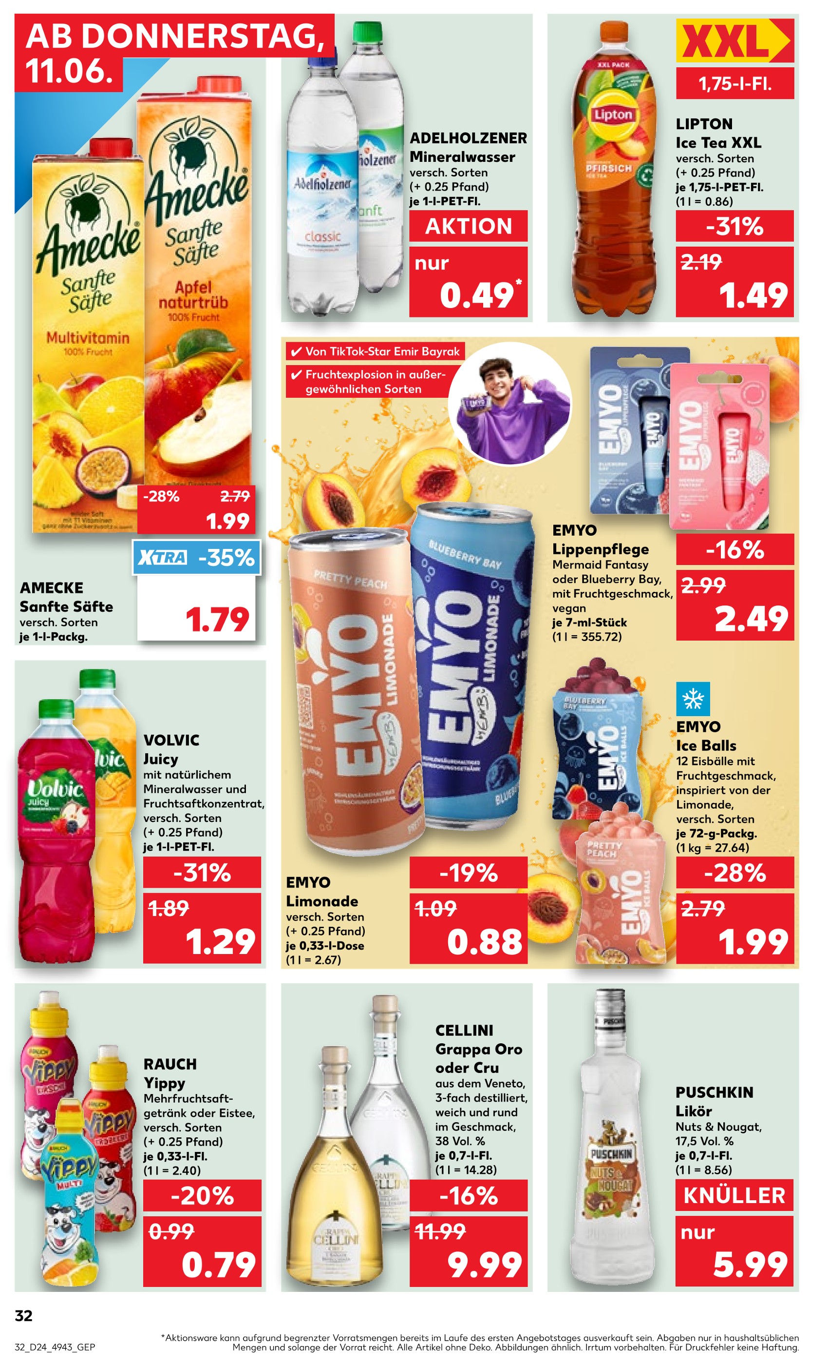 Saft im Kaufland Prospekt "Hier bin ich richtig" mit 50 Seiten (Moers)