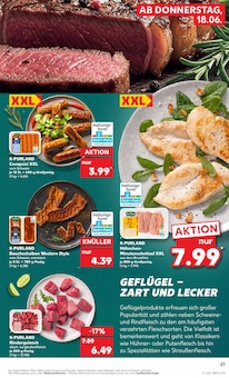 Rindfleisch im aktuellen Kaufland Prospekt (Essen) Rindfleisch im Kaufland Prospekt "Hier bin ich richtig" mit 65 Seiten (Essen)